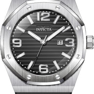 Invicta Men's 45772 Huracan Quartz 3 Hand Black Dial Watch