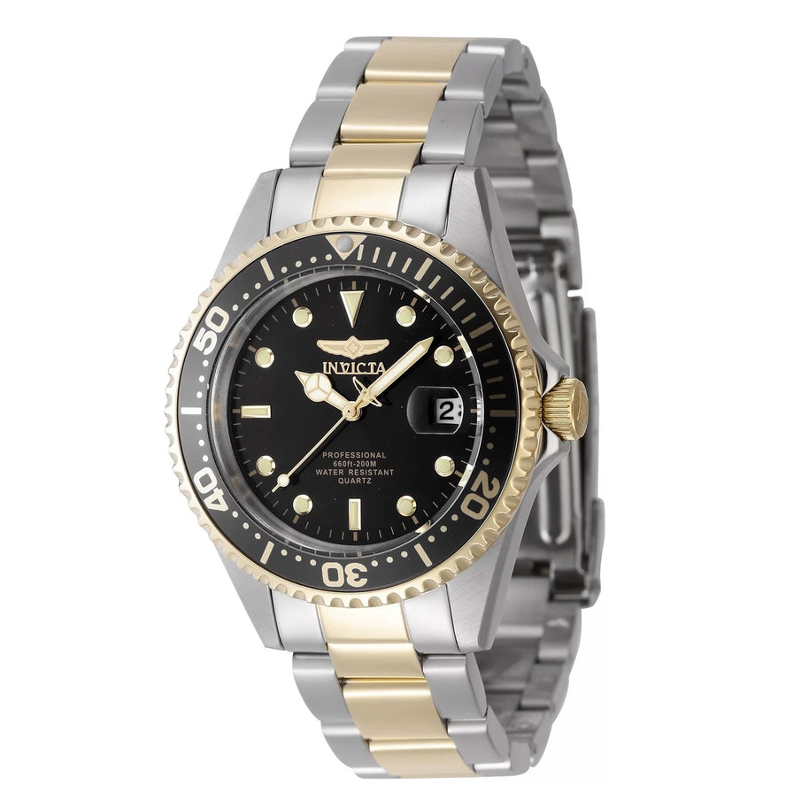 Invicta Men's 8934OB Pro Diver Quartz 3 Hand Black Dial Watch