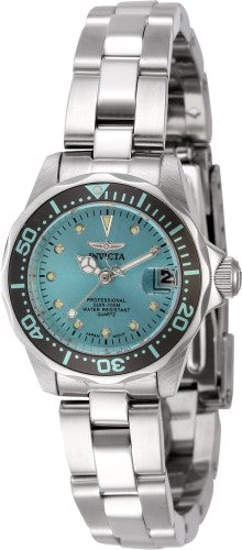 Invicta Women's 45786 Pro Diver Quartz 3 Hand Blue Dial Watch