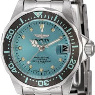 Invicta Women's 45786 Pro Diver Quartz 3 Hand Blue Dial Watch