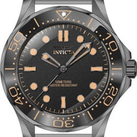 Invicta Men's 45979 Pro Diver Quartz 3 Hand Black Dial Watch
