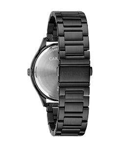 45C116 Caravelle Men's Chronograph Black ION PVD Watch