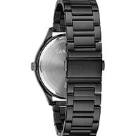 45C116 Caravelle Men's Chronograph Black ION PVD Watch