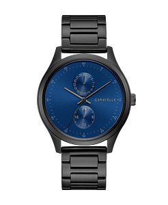 45C116 Caravelle Men's Chronograph Black ION PVD Watch