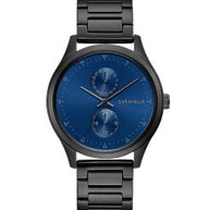 45C116 Caravelle Men's Chronograph Black ION PVD Watch