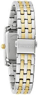 45L191 Caravelle Women's Dress Crystal Two-Tone Rectangular Watch