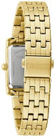 45L192 Caravelle Women's Dress Crystal Gold-Tone Rectangular Watch