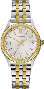 45M112 Caravelle Women's Dress Quartz Two-Tone Watch