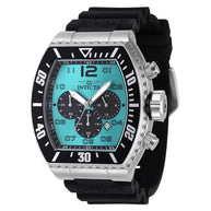 Invicta Men's 47285 Pro Diver Quartz Chronograph Black, Turquoise Dial Watch
