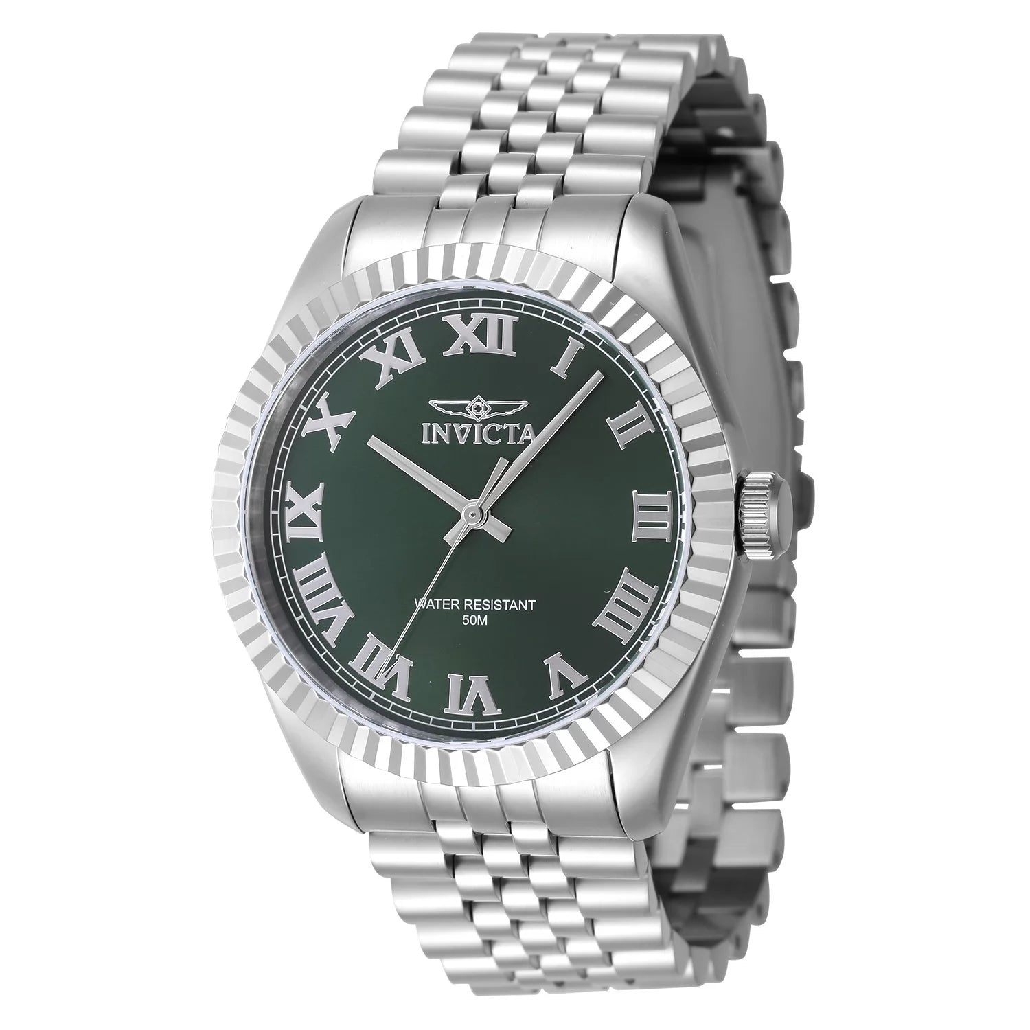 Invicta Women's 47398 Specialty Quartz 3 Hand Green Dial Watch