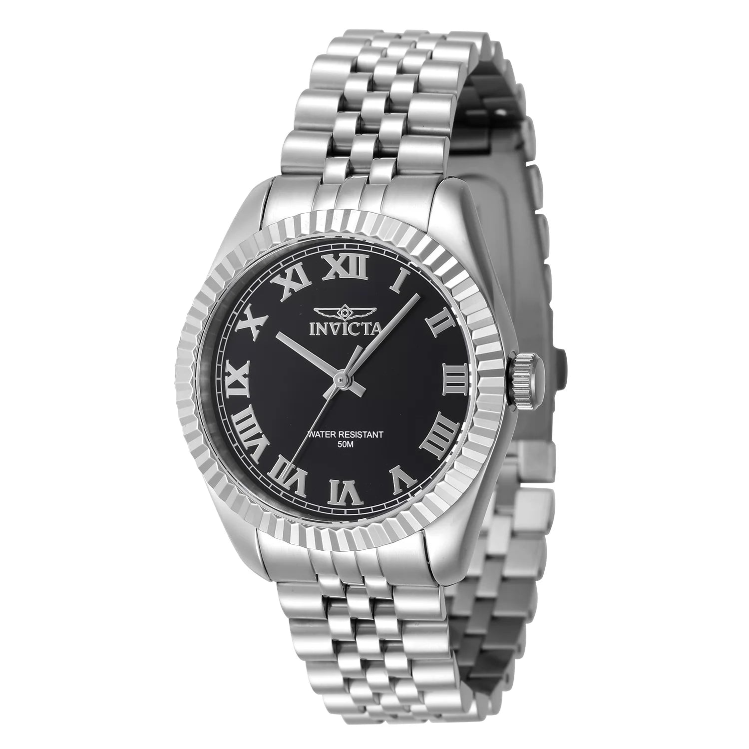 Invicta Women's 47408 Specialty Quartz 3 Hand Black Dial Watch