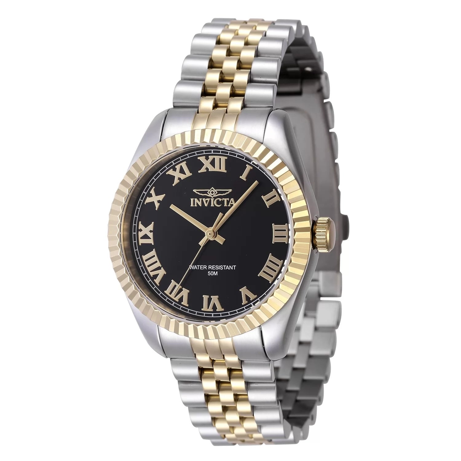 Invicta Women's 47413 Specialty Quartz 3 Hand Black Dial Watch