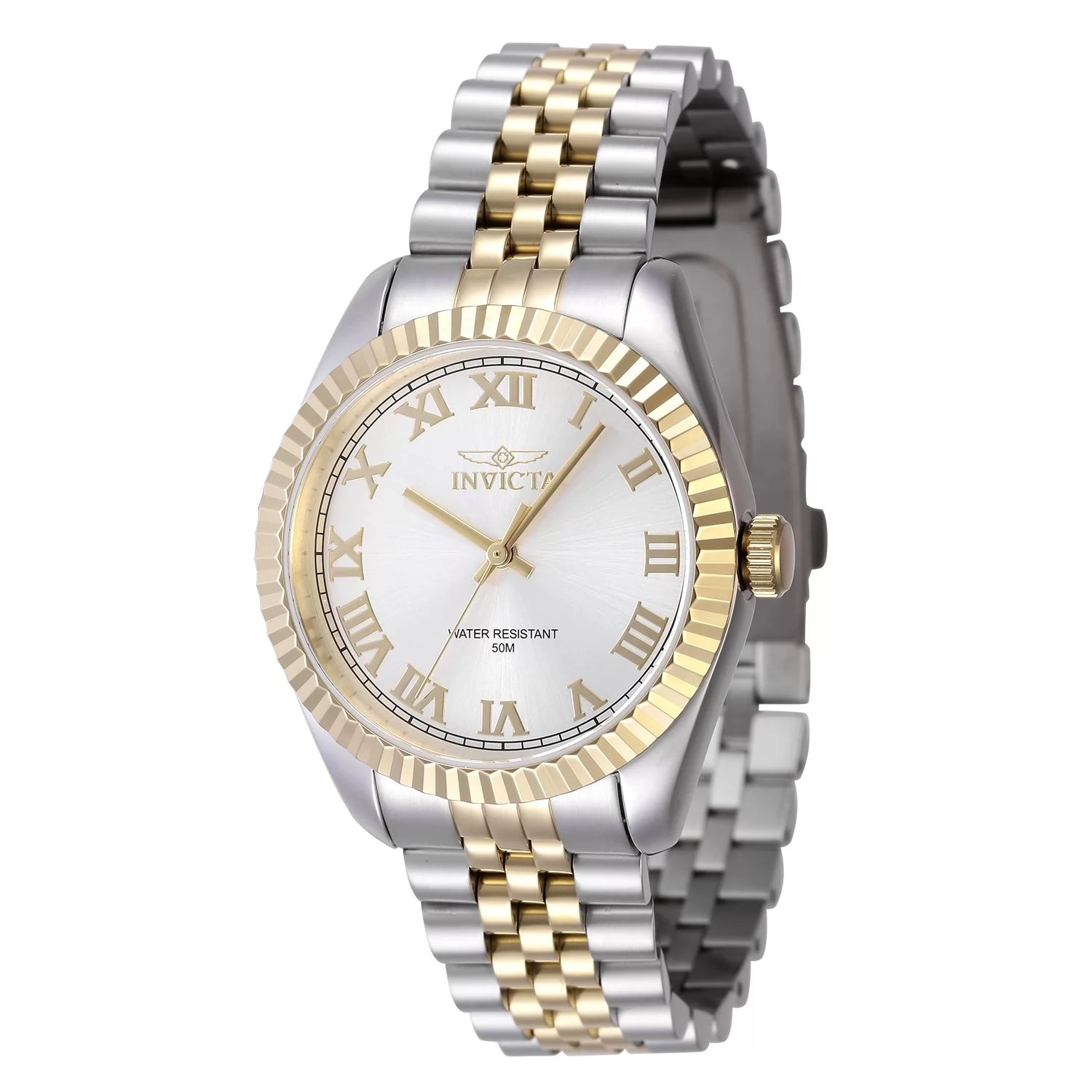 Invicta Women's 47414 Specialty Quartz 3 Hand Silver Dial Watch