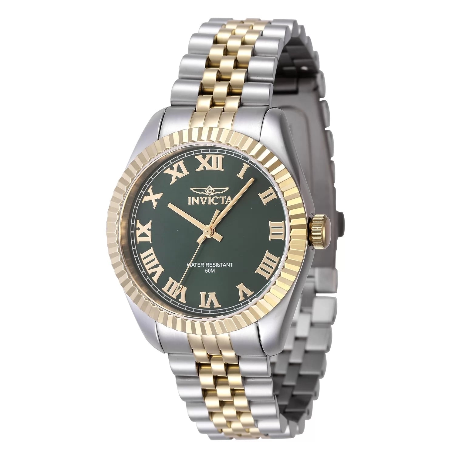 Invicta Women's 47415 Specialty Quartz 3 Hand Green Dial Watch