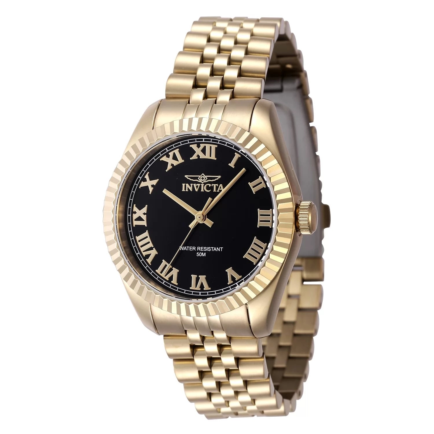 Invicta Women's 47417 Specialty Quartz 3 Hand Black Dial Watch