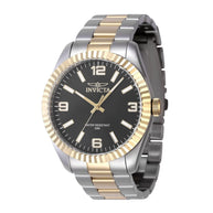 Invicta Men's 47453 Specialty Quartz 3 Hand Black Dial Watch