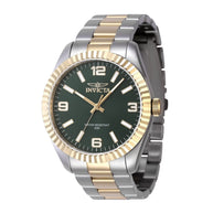 Invicta Men's 47455 Specialty Quartz 3 Hand Green Dial Watch
