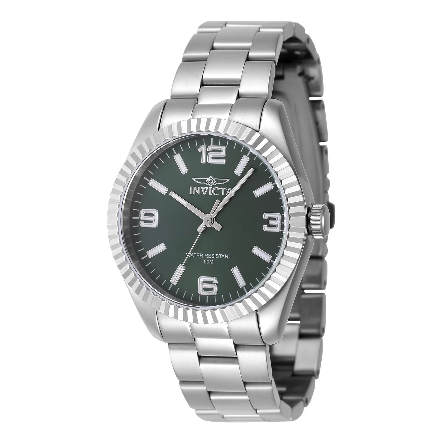 Invicta Women's 47465 Specialty Quartz 3 Hand Green Dial Watch