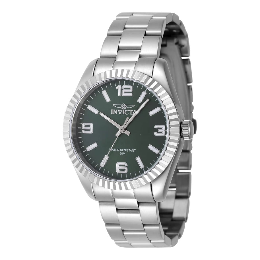 Invicta Women's 47465 Specialty Quartz 3 Hand Green Dial Watch