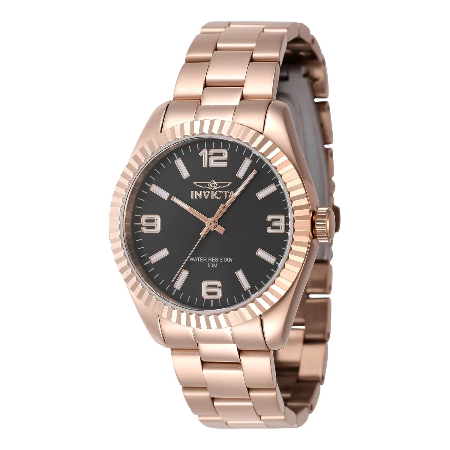 Invicta Women's 47476 Specialty Quartz 3 Hand Black Dial Watch