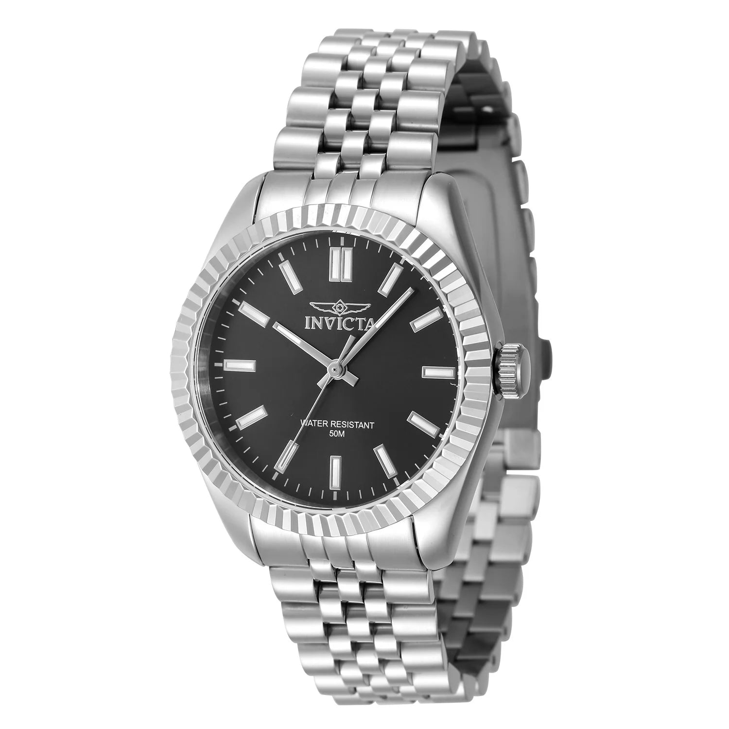 Invicta Women's 47494 Specialty Quartz 3 Hand Black Dial Watch