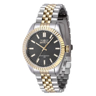 Invicta Women's 47499 Specialty Quartz 3 Hand Black Dial Watch