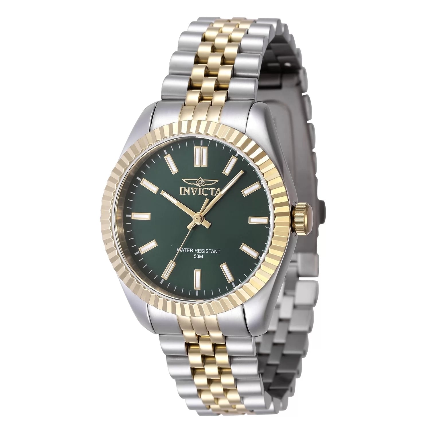 Invicta Women's 47501 Specialty Quartz 3 Hand Green Dial Watch