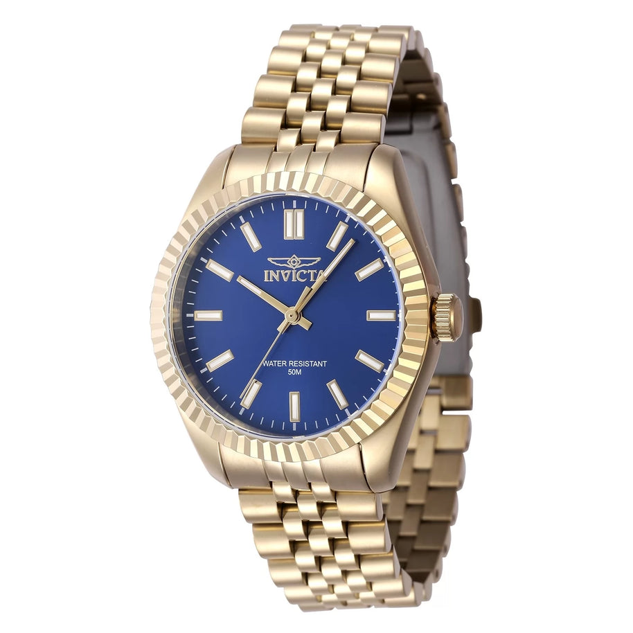 Invicta Women's 47506 Specialty Quartz 3 Hand Blue Dial Watch