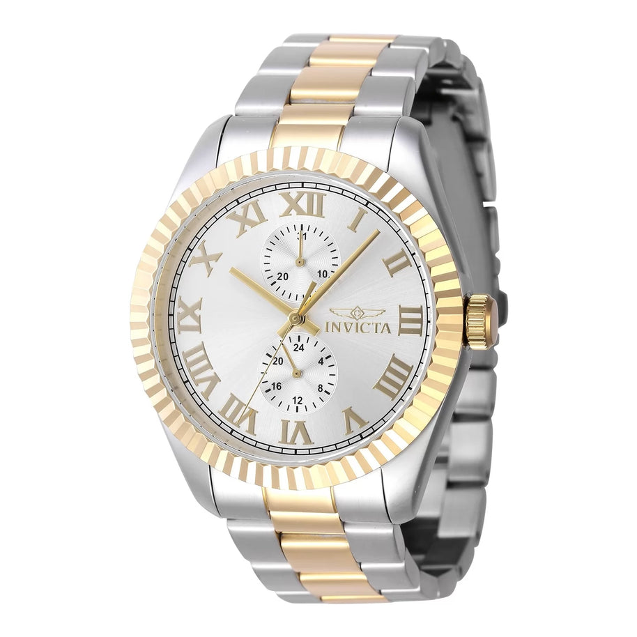 Invicta Men's 47426 Specialty Quartz Multifunction Silver Dial Watch