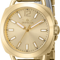 Invicta Women's 46346 Wildflower Quartz 3 Hand Gold Dial Watch