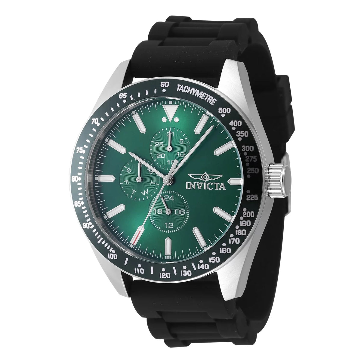 Invicta Men's 47591 Aviator Quartz Chronograph Green Dial Watch