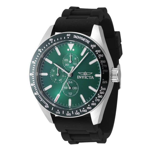 Invicta Men's 47591 Aviator Quartz Chronograph Green Dial Watch