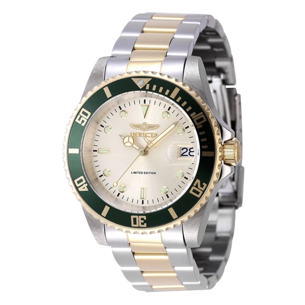 Invicta Men's 47395 Pro Diver Automatic 3 Hand Champagne Dial Watch