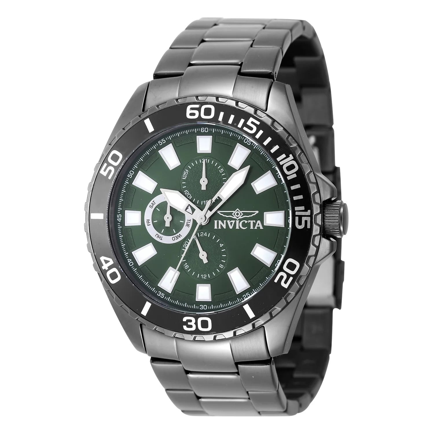 Invicta Men's 29930 Pro Diver Quartz Chronograph Green Dial Watch