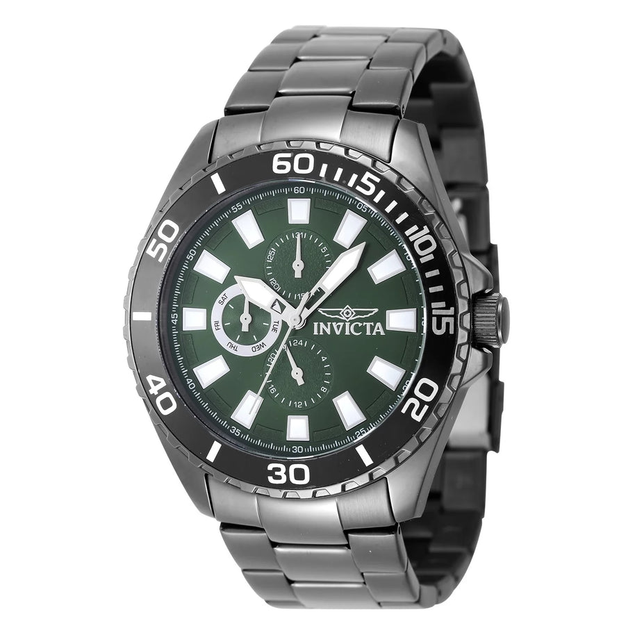 Invicta Men's 29930 Pro Diver Quartz Chronograph Green Dial Watch