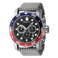 Invicta Men's 47630 Pro Diver Quartz Chronograph Black Dial Watch