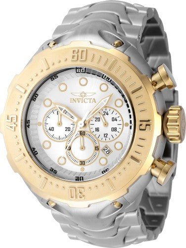 Invicta Men's 46545 Bolt Quartz Chronograph Antique Silver Dial Watch