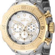 Invicta Men's 46545 Bolt Quartz Chronograph Antique Silver Dial Watch