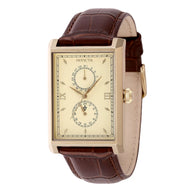 InvictaMen's 46859 Vintage Quartz VH61 Gold Dial Watch