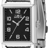 Invicta Women's 46663 Vintage Quartz 3 Hand Black Dial Watch