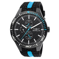 Invicta Men's 47555 Invicta Racing Quartz Multifunction Black Dial Watch