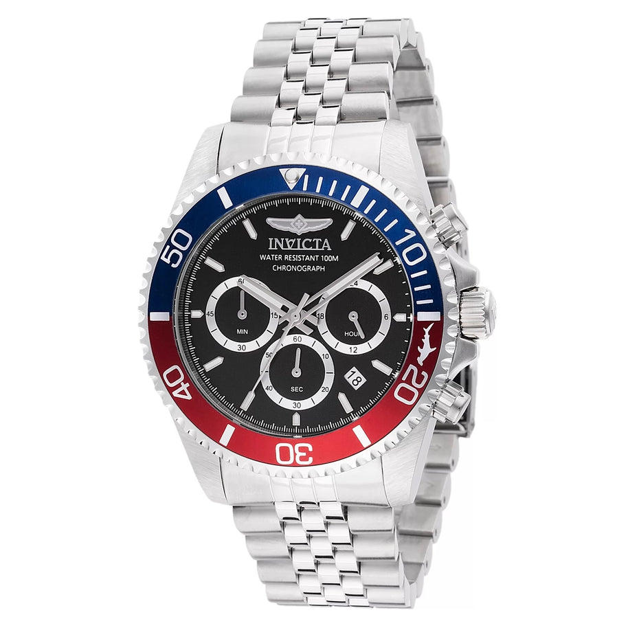 Invicta Men's 48117 Pro Diver Quartz Chronograph Black Dial Watch