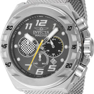 Invicta Men's 47201 Invicta Racing Quartz Chronograph Black, Gunmetal Dial Watch