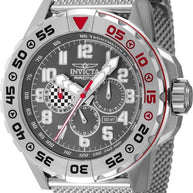 Invicta Unisex 47213 Invicta Racing Quartz Chronograph Grey, Gunmetal Dial Watch