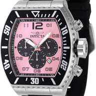 Invicta Men's 47286 Pro Diver Quartz Chronograph Black, Pink Dial Watch