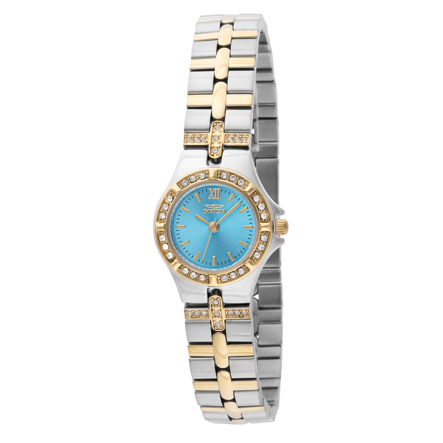 Invicta Men's 45873 Wildflower Quartz 3 Hand Turquoise Dial Watch