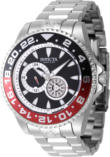 Invicta Men's 47302 Pro Diver Automatic Multifunction Black Dial Watch