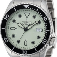 Invicta Men's 47305 Pro Diver Quartz 3 Hand Green Dial Watch