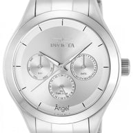Invicta Women's 12465 Angel  Quartz Chronograph Silver Dial Watch