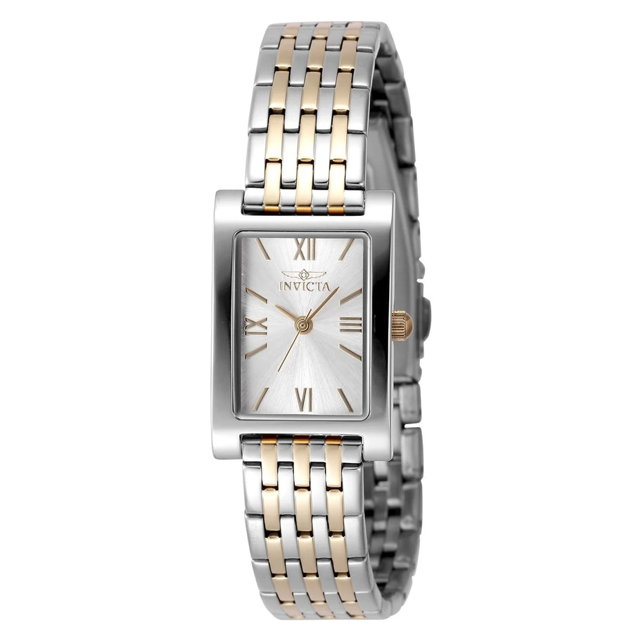 Invicta Women's 48148 Angel Quartz 3 Hand Silver Dial Watch